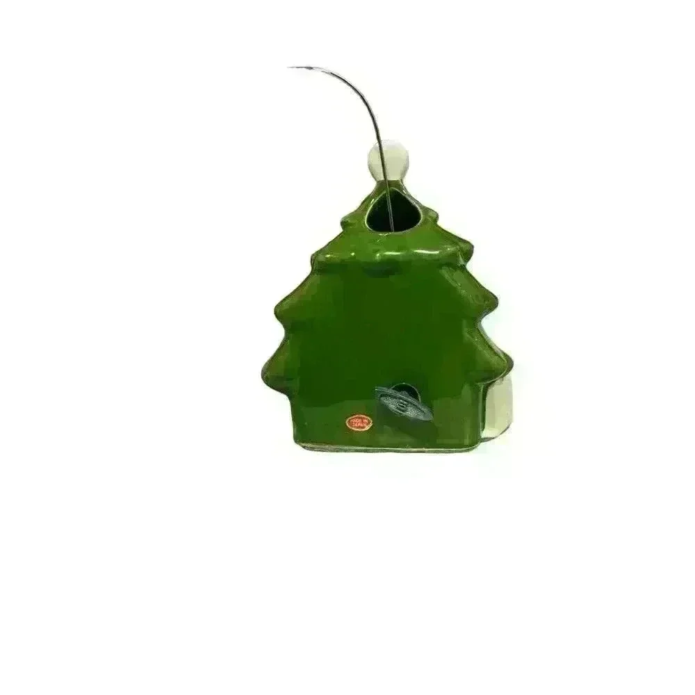 Vintage Christmas Tree w/Flying Angel Music Box Made Japan‎